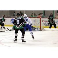 Louisiana IceGators Test the Pensacola Ice Flyers Net