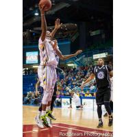 Saint John Mill Rats Go up for a Shot vs. the Halifax Hurricanes