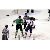Louisiana IceGators Fight vs. the Macon Mayhem