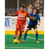 Baltimore Blast Forward Lucas Roque Controls the Ball against Waza Flo