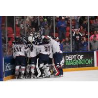 Tri-City Americans Celebrate a Goal