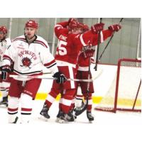 Port Huron Prowlers Celebrate a Goal vs. the Brewster Bulldogs