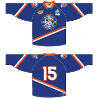 Missouri Mavericks Jersey with Long John Silver's and A&W Patches