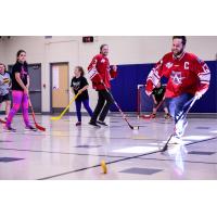Floor Hockey with the Allen Americans