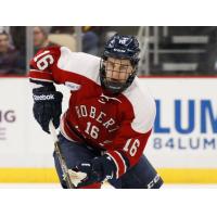 Forward Greg Gibson with Robert Morris University