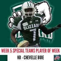 Green Bay Blizzard KR Chevelle Buie