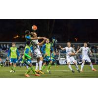 Sacramento Republic FC and Seattle Sounders FC 2 Go High for the Ball