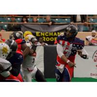 Mesquite Marshals Defend against the Duke City Gladiators