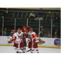 Port Huron Prowlers Celebrate a Goal