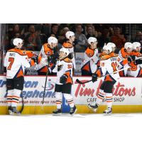 Lehigh Valley Phantoms Bench Exchanges Congratulations