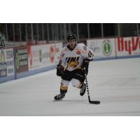 Ben Newhouse of the Waterloo Black Hawks in UNI Jersey