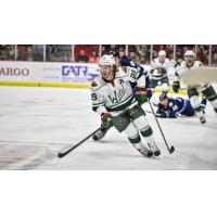 Iowa Wild RW Marc Hagel Skates vs. the Manitoba Moose
