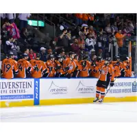 Missouri Mavericks Bench Offers Congratulations