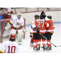 Danville Dashers Celebrate vs. the Dayton Demolition