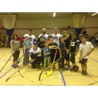 Elmira Jackals and the Bradford YMCA Strong Kids, Stong Minds Program Members