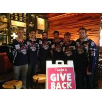 Elmira Jackals Pose after Dinner