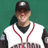 Steve Delabar with the Florence Freedom