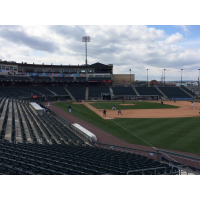 Empty Stands at Coca-Cola Park where the Syracuse Chiefs Kicked off their Season