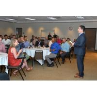 Greeneville Astros GM David Lane Addresses the Crowd