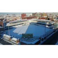 Snow Covers Fifth Third Field in Toledo, Home of the Toledo Mud Hens