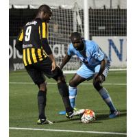 Romario Williams of the Charleston Battery vs. the Wilmington Hammerheads