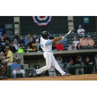 Charcer Burks of the Myrtle Beach Pelicans