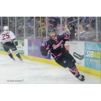 Evansville IceMen Forward Jordan Sims Celebrates