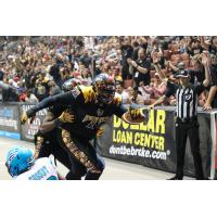 Tampa Bay Storm OL Anthony Parker Scoring a Touchdown with the LA KISS