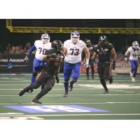 Tyre Glasper of the Arizona Rattlers vs. the Tampa Bay Storm