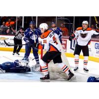 Nic Aube-Kubel of the Lehigh Valley Phantoms Celebrates his Goal vs. the Syracuse Crunch