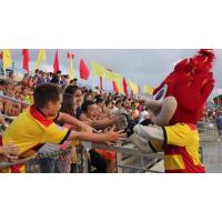 Fort Lauderdale Strikers Mascot Greets the Fans