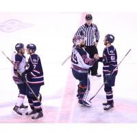Kalamazoo Wings Shake Hands with the South Carolina Stingrays
