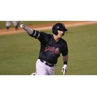 Jake Skole of the Tampa Yankees Celebrates Game-Winning Hit