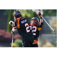 Atlanta Blaze Celebrate a Goal vs. the Denver Outlaws