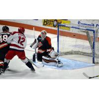 Gary Steffes of the Allen Americans Scores the Game-Winning Goal in Overtime vs. the Fort Wayne Komets