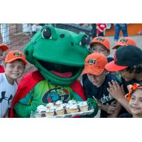 Green Bay Bullfrogs Mascot Jeremiah the Bullfrog