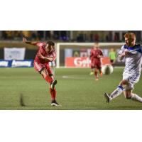 Ottawa Fury FC Forward Paulo Junior Unleashes a Shot