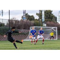 Shintaro Harada of the Colorado Springs Switchbacks Takes a Shot