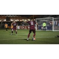 Max Alvarez of Sacramento Republic FC vs. CD Aguiluchos USA