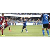 San Jose Earthquakes with the Ball vs. Real Sociedad