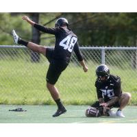 Tampa Bay Storm Signee, Kicker Delbert Alvarado while with the Ottawa Redblacks
