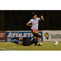 Chicago Red Stars Forward Christen Press vs. Seattle Reign FC Goaltender Hope Solo
