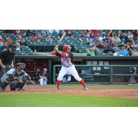 Seth Mejias-Brean of the Louisville Bats