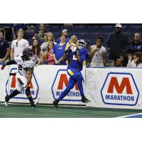 Tampa Bay Storm WR Julius Gregory vs. the Cleveland Gladiators