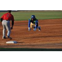 Lexington Legend D.J. Burt Slides into Third to Complete his Triple