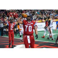 Fullback John Martinez with the Portland Thunder