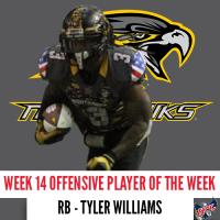 Wichita Falls Nighthawks RB Tyler Williams