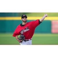 Pitcher  Richard Bleier with the Frisco RoughRiders