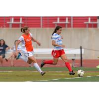 Chicago Red Stars Forward Jen Hoy Controls the Ball vs. Sky Blue FC