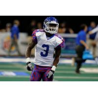 Tampa Bay Storm WR/KR Gerald Young on Opening Night